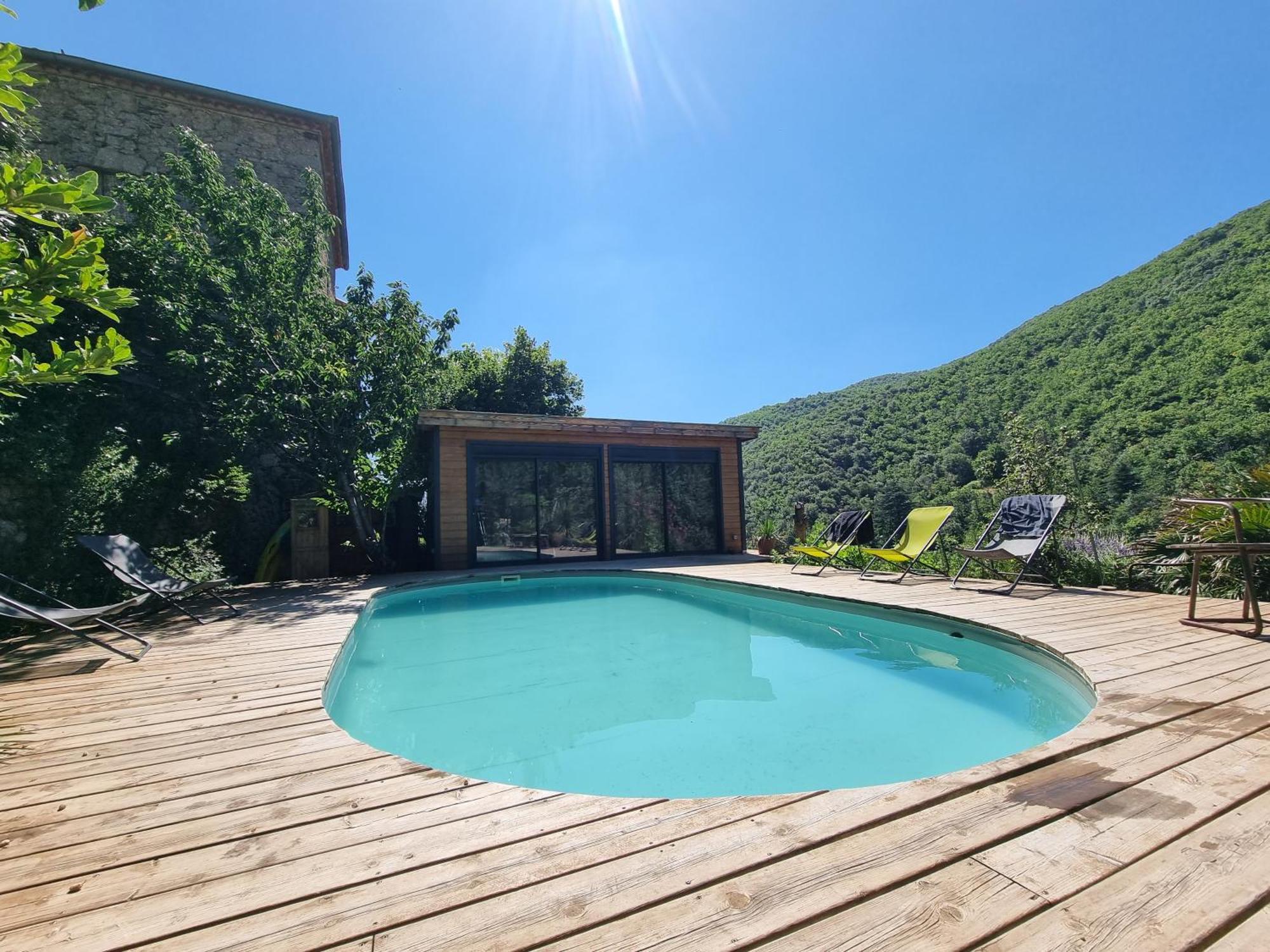 Villa Mas Montet Chez Raphael à Valleraugue Extérieur photo